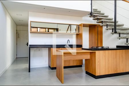 Sala / Cozinha de apartamento para alugar com 2 quartos, 72m² em Rio Tavares, Florianópolis