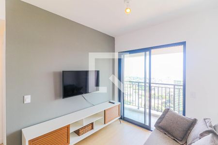 Sala de apartamento à venda com 1 quarto, 33m² em Santo Amaro, São Paulo