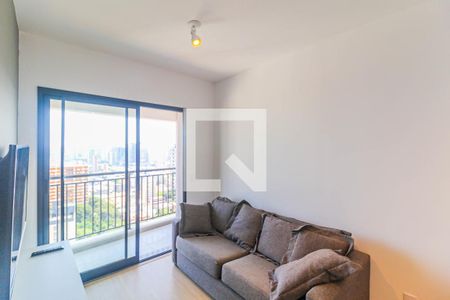 Sala de apartamento para alugar com 1 quarto, 33m² em Santo Amaro, São Paulo