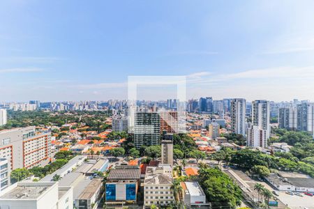 Varanda de apartamento à venda com 1 quarto, 33m² em Santo Amaro, São Paulo