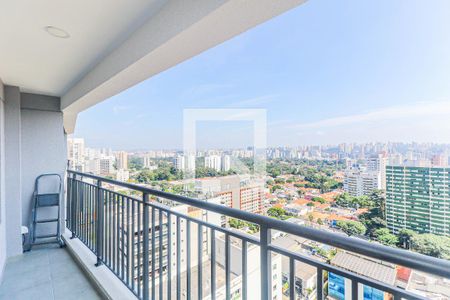 Varanda de apartamento à venda com 1 quarto, 33m² em Santo Amaro, São Paulo