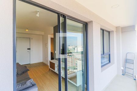 Varanda de apartamento à venda com 1 quarto, 33m² em Santo Amaro, São Paulo