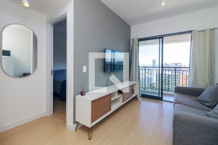 Sala de kitnet/studio para alugar com 1 quarto, 33m² em Santo Amaro, São Paulo