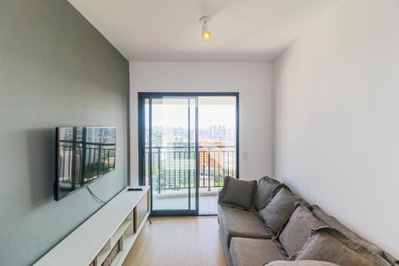 Sala de apartamento à venda com 1 quarto, 33m² em Santo Amaro, São Paulo