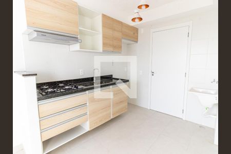 Cozinha de apartamento para alugar com 1 quarto, 25m² em Vila Claudia, São Paulo