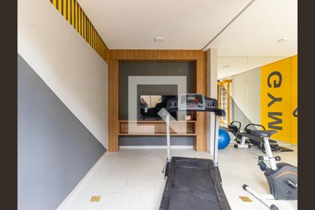 Área comum - Academia de apartamento para alugar com 1 quarto, 25m² em Vila Claudia, São Paulo