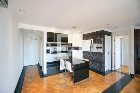 Sala de estar de apartamento para alugar com 1 quarto, 60m² em Tatuapé, São Paulo