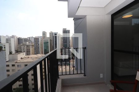 Studio para alugar com 25m², 1 quarto e sem vagaSacada