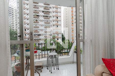 Varanda da Sala de apartamento à venda com 3 quartos, 80m² em Campo Belo, São Paulo