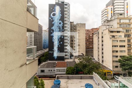 Vista da Sala de apartamento à venda com 1 quarto, 40m² em Vila Buarque, São Paulo
