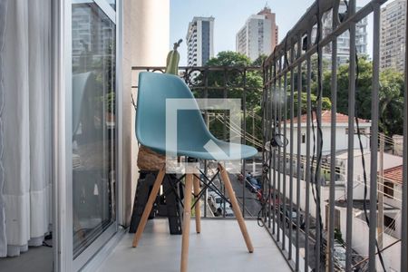 Varanda da Sala de apartamento à venda com 2 quartos, 64m² em Vila Clementino, São Paulo