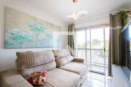 Sala de apartamento à venda com 3 quartos, 70m² em Vila Bela Vista, Santo André