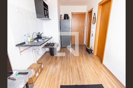 Sala/Cozinha de apartamento à venda com 1 quarto, 24m² em Belenzinho, São Paulo