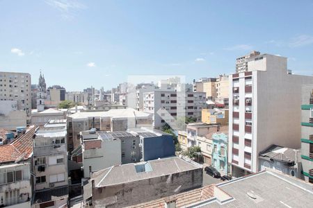 Sala Vista de apartamento à venda com 1 quarto, 46m² em Centro Histórico, Porto Alegre