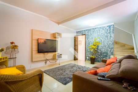 Sala de casa à venda com 2 quartos, 124m² em Vila Alzira, Santo André