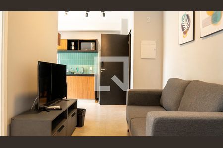 Sala de apartamento para alugar com 1 quarto, 34m² em Vila Buarque, São Paulo