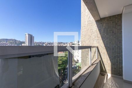 Varanda da Sala de apartamento à venda com 2 quartos, 75m² em Luxemburgo, Belo Horizonte