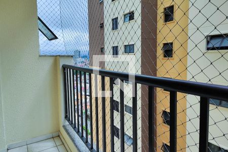 Varanda da Sala de apartamento para alugar com 3 quartos, 95m² em Vila Nossa Senhora das Vitorias, Mauá