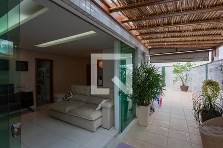 Varanda de apartamento à venda com 3 quartos, 211m² em Cidade Nova, Belo Horizonte