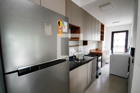 Cozinha de apartamento para alugar com 2 quartos, 78m² em Canto do Forte, Praia Grande