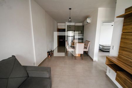 Sala de apartamento para alugar com 2 quartos, 78m² em Canto do Forte, Praia Grande