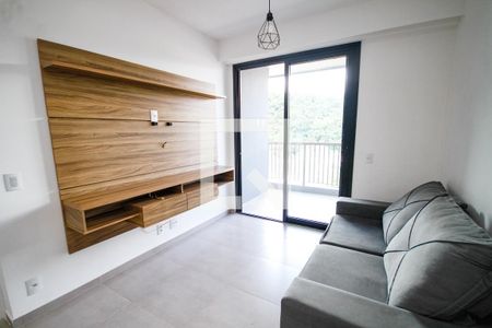 Sala de apartamento para alugar com 2 quartos, 78m² em Canto do Forte, Praia Grande