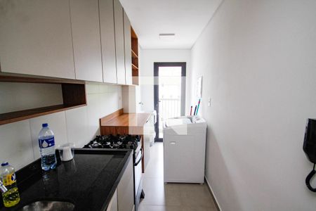 Cozinha de apartamento para alugar com 2 quartos, 78m² em Canto do Forte, Praia Grande