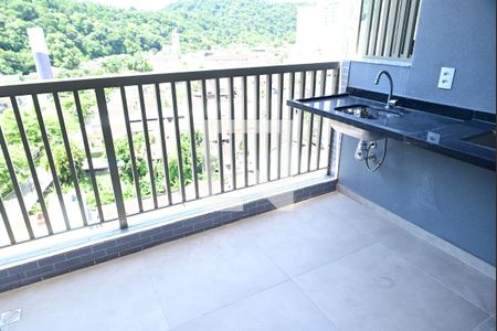 sala de apartamento para alugar com 2 quartos, 78m² em Canto do Forte, Praia Grande