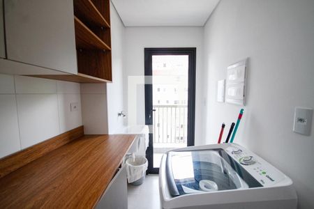 Cozinha de apartamento para alugar com 2 quartos, 78m² em Canto do Forte, Praia Grande