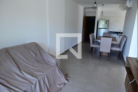 sala de apartamento para alugar com 2 quartos, 78m² em Canto do Forte, Praia Grande