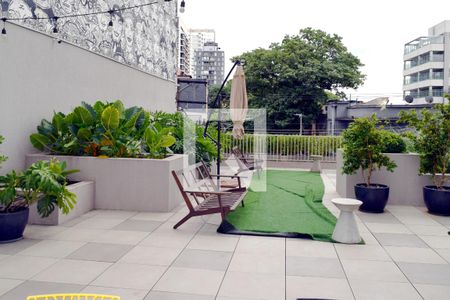 Apartamento para alugar com 28m², 1 quarto e sem vagaÁrea de convivência/gourmet