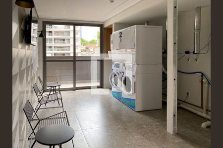 Studio à venda com 25m², 1 quarto e sem vagaLavanderia