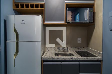 Studio à venda com 25m², 1 quarto e sem vagaCozinha 