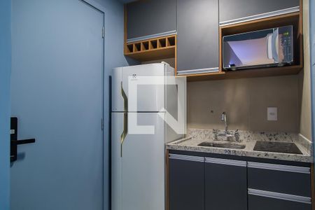 Studio à venda com 25m², 1 quarto e sem vagaCozinha 