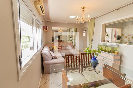 Sala  de apartamento para alugar com 2 quartos, 64m² em Morro do Espelho, São Leopoldo