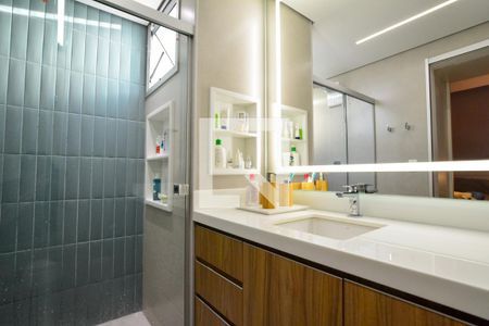 Suíte - Banheiro de apartamento à venda com 3 quartos, 110m² em Coração de Jesus, Belo Horizonte