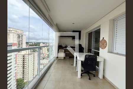 Varanda da Sala de apartamento à venda com 1 quarto, 53m² em Vila Guarani, São Paulo