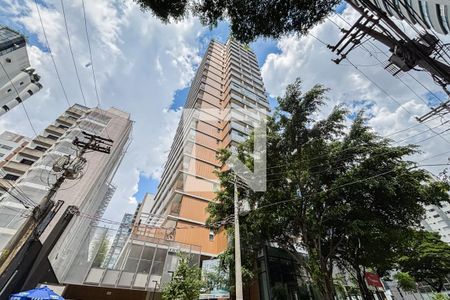 Fachada de apartamento para alugar com 1 quarto, 37m² em Indianópolis, São Paulo
