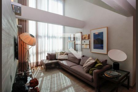 Sala de apartamento à venda com 3 quartos, 107m² em Sion, Belo Horizonte