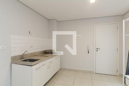 Cozinha de kitnet/studio para alugar com 1 quarto, 24m² em Campos Elíseos, São Paulo