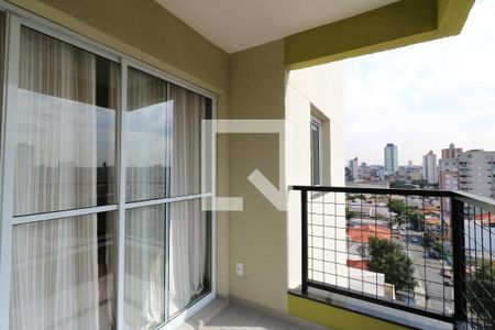 Sacada da Sala de apartamento para alugar com 2 quartos, 53m² em Vila Sao Pedro, Santo André