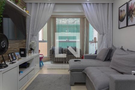 Sala de apartamento à venda com 3 quartos, 86m² em Jardim do Mar, São Bernardo do Campo