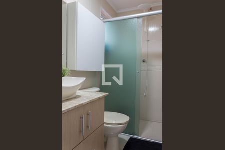 Banheiro da Suíte 1 de apartamento à venda com 3 quartos, 86m² em Jardim do Mar, São Bernardo do Campo