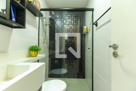 Banheiro de kitnet/studio para alugar com 1 quarto, 30m² em Tatuapé, São Paulo