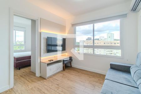 Sala de apartamento para alugar com 1 quarto, 41m² em Partenon, Porto Alegre