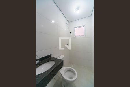 Banheiro  de apartamento à venda com 1 quarto, 45m² em Vila America, Santo André