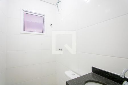 Banheiro de apartamento à venda com 1 quarto, 45m² em Vila América, Santo André