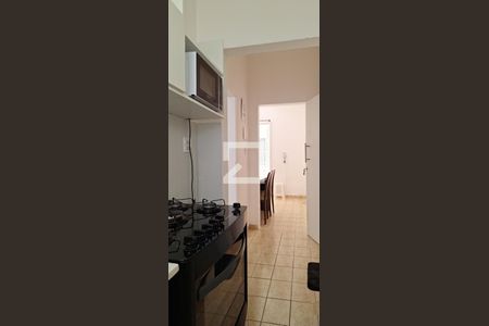 Cozinha de apartamento para alugar com 1 quarto, 36m² em Boqueirão, Praia Grande
