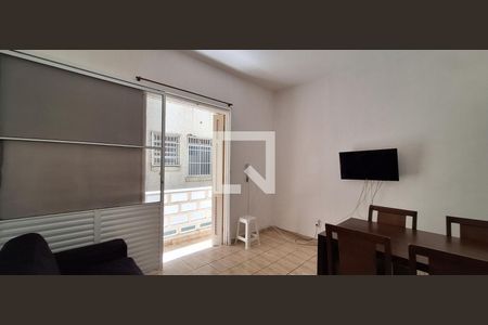 Sala de apartamento para alugar com 1 quarto, 36m² em Boqueirão, Praia Grande
