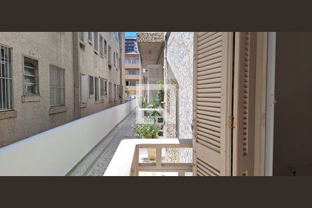 Vista da sala de apartamento para alugar com 1 quarto, 36m² em Boqueirão, Praia Grande